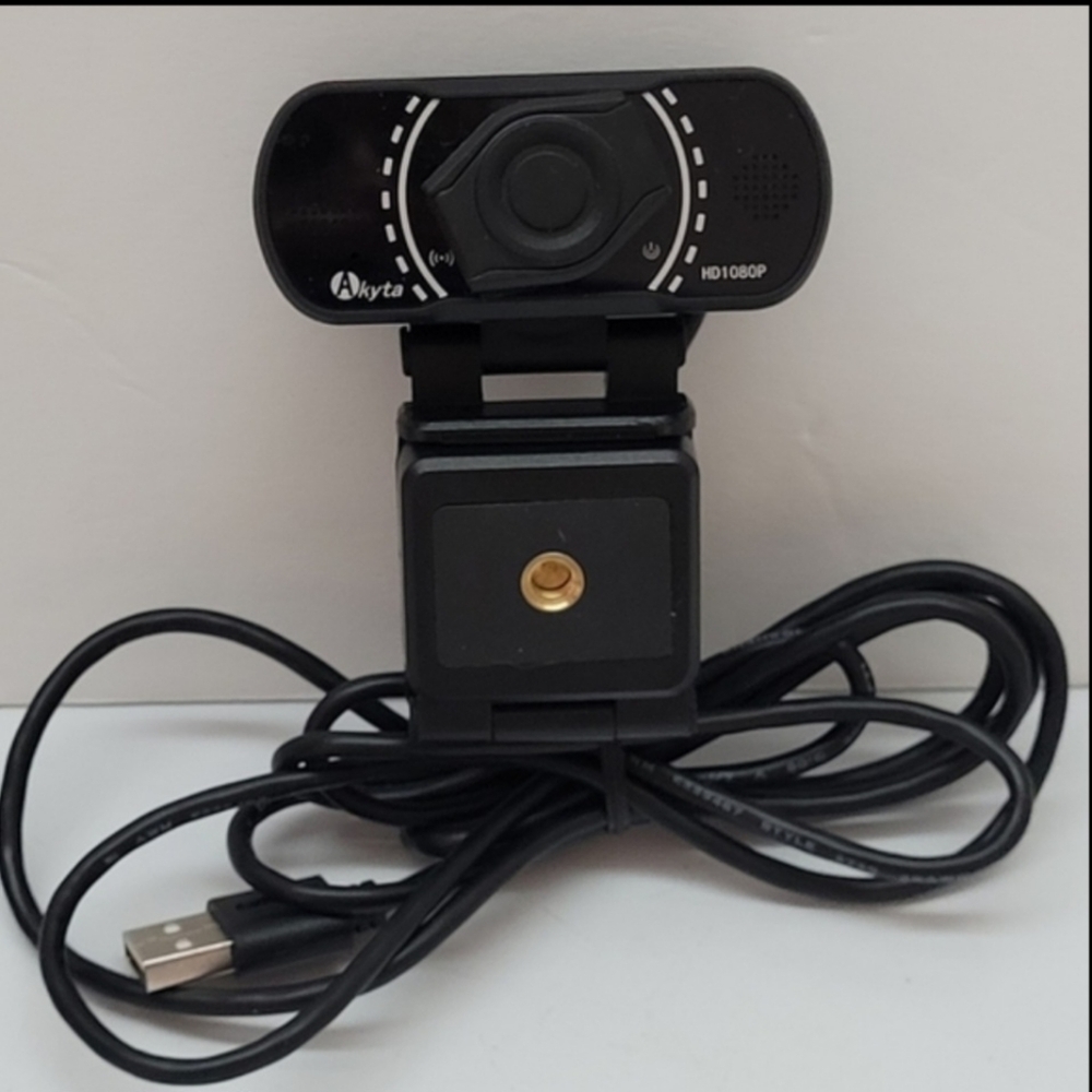 Akyta HD-1080P Model A-1 USB Webcam 3.6mm Lens/DC5V Power/Excellent Condition. T